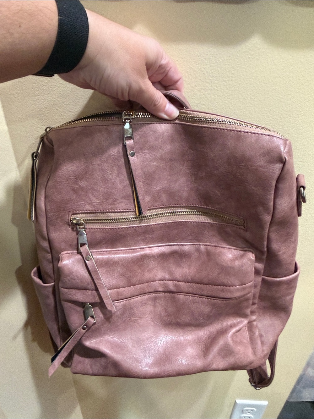 Pink backpack no brand